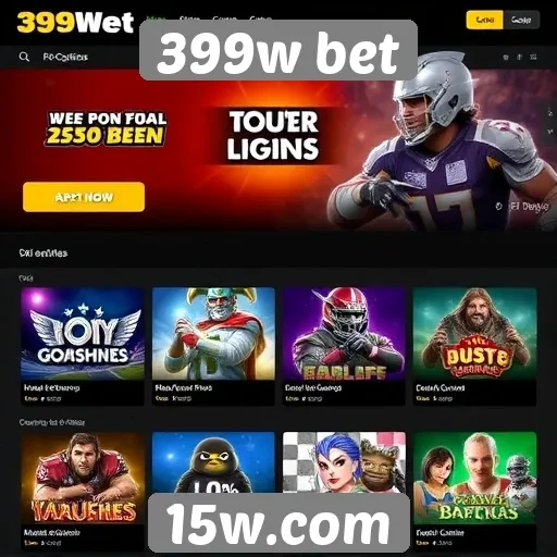 Oferta de jogos disponíveis no 399w bet